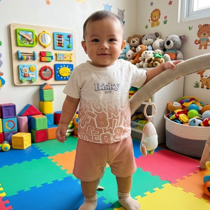 T-shit with matching shorts ( cotton jersey stuff )